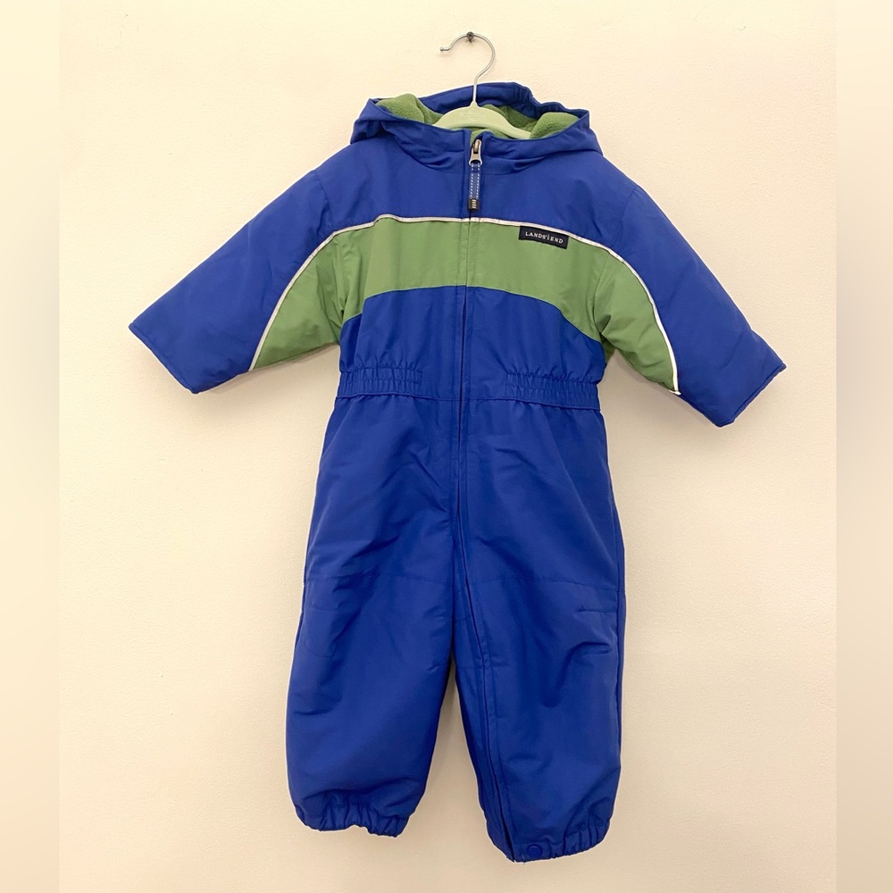 Baby Toddler Lands End Fleece Lined Snow Suit